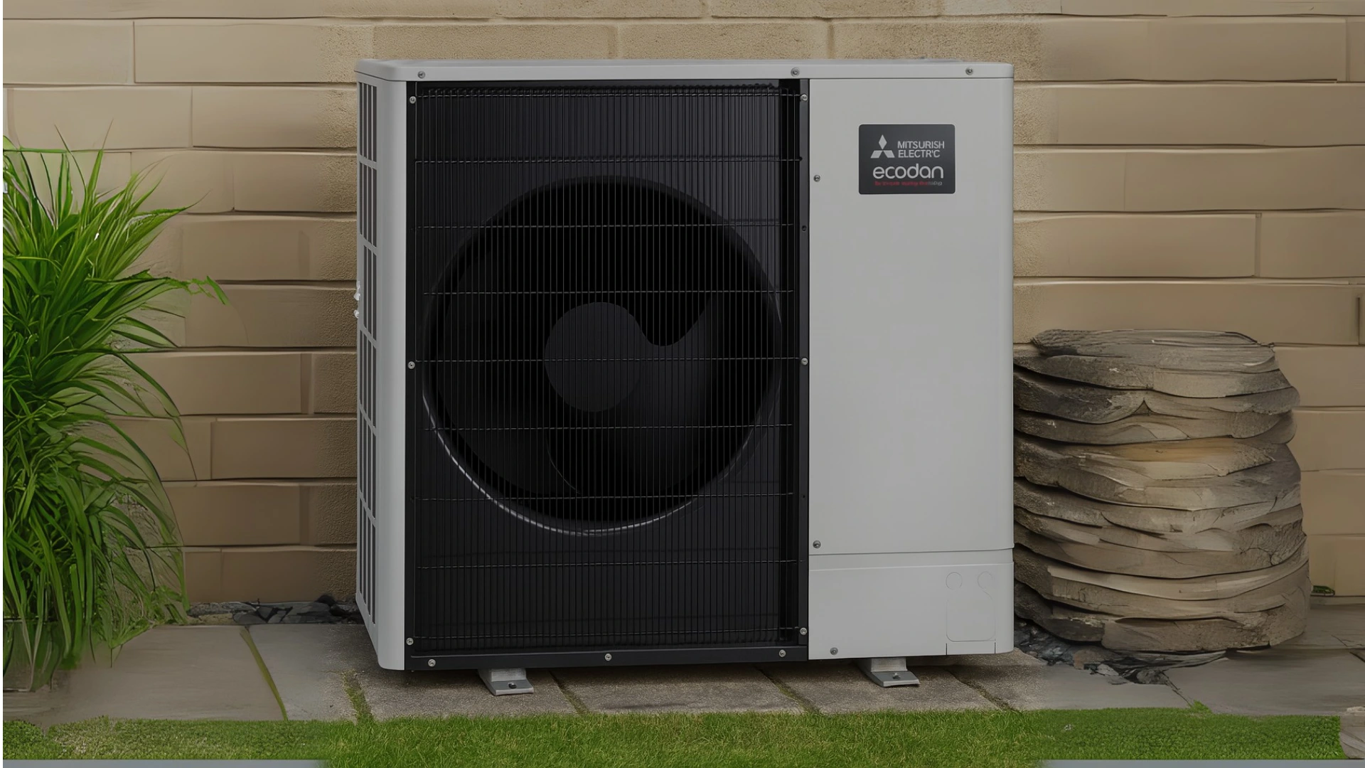 Mitsubishi Electric Air Source Heat Pump installation by Wood Gas Ltd